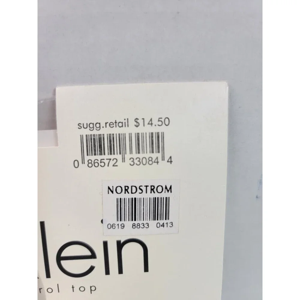 Calvin Klein Infinite Sheer Control Top Tights Style 705 Size A Black Pantyhose